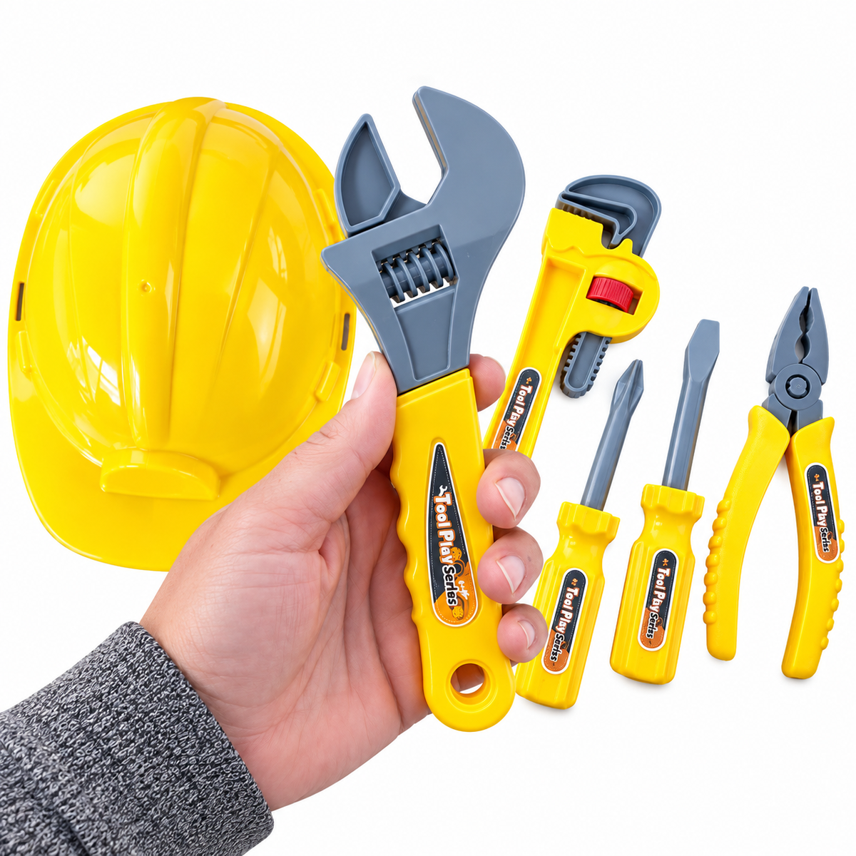 Disfraz Infantil De Constructor Casco+herramientas