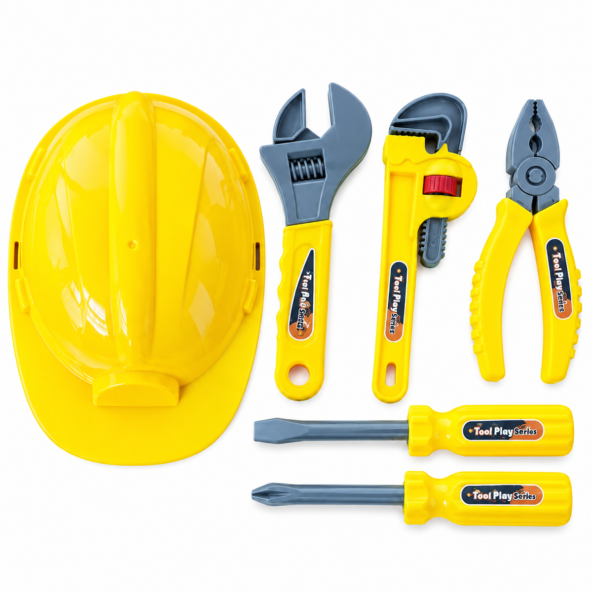 Disfraz Infantil De Constructor Casco+herramientas