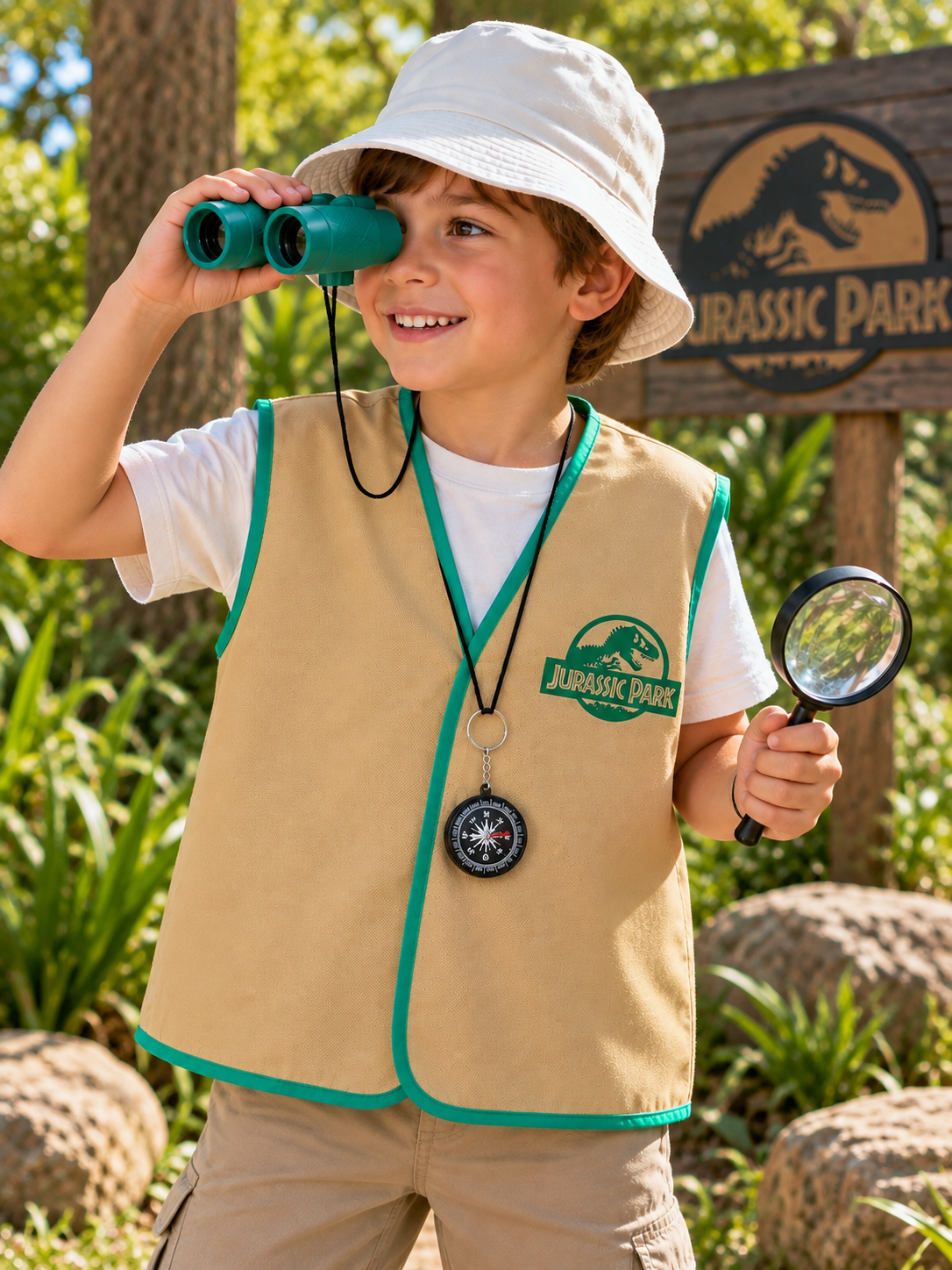 Disfraz Jurassic Park Explorador Con Accesorios