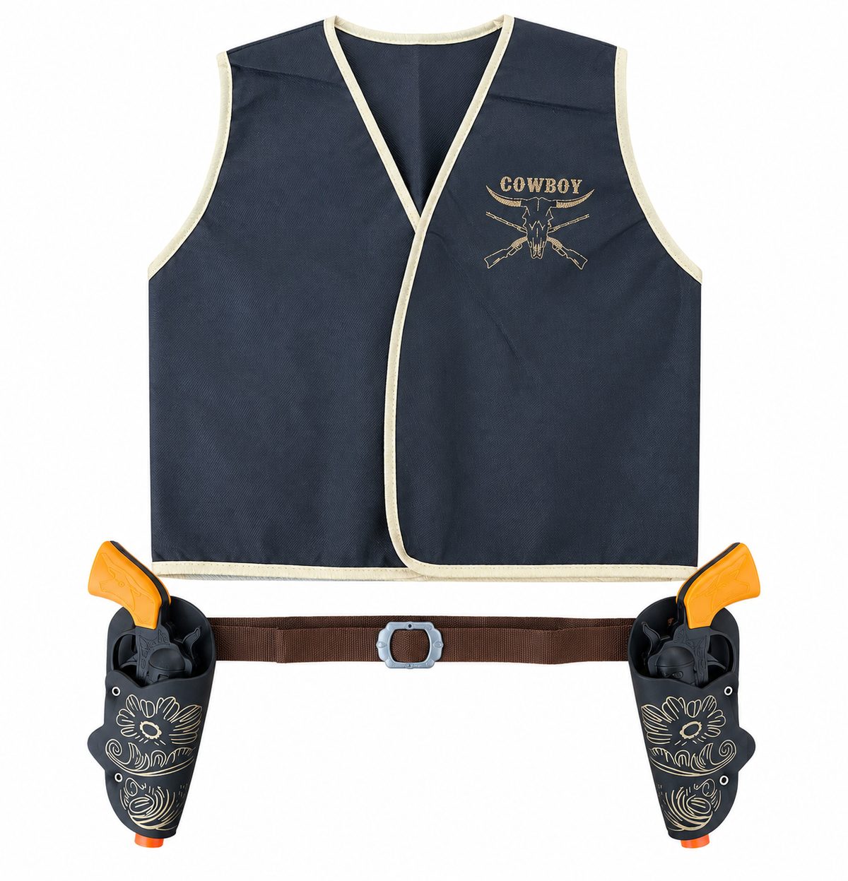 Disfraz Infantil Cowboy Vaquero Chaleco y Accesorios