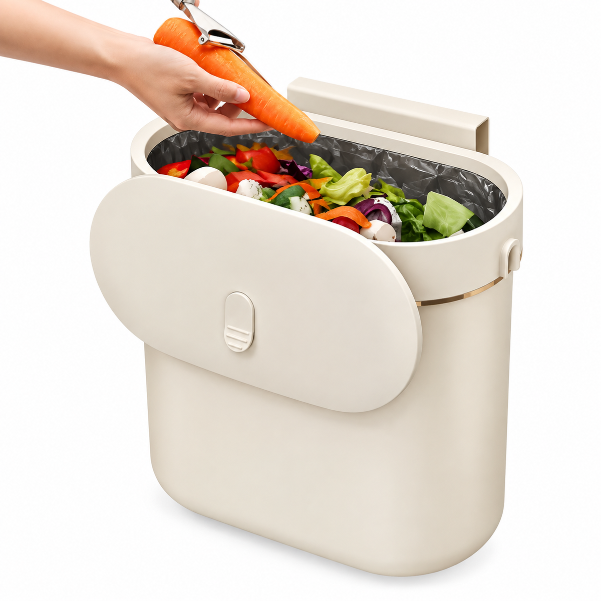 Cesto Cubo De Basura Colgante Para Cocina