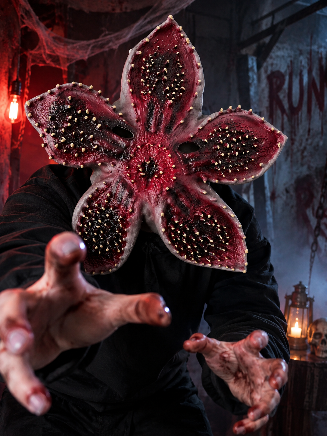 Mascara Demogorgon Stranger Things Látex Halloween