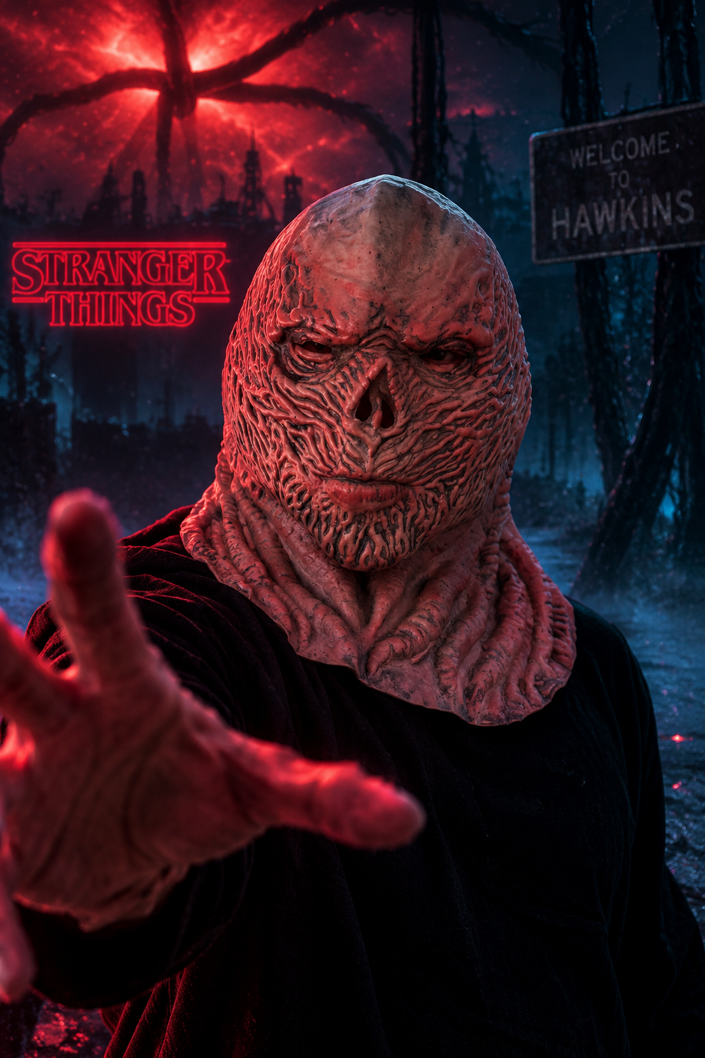 Mascara Vecna Stranger Things Halloween Cosplay