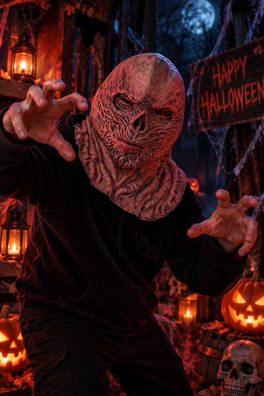 Mascara Vecna Stranger Things Halloween Cosplay