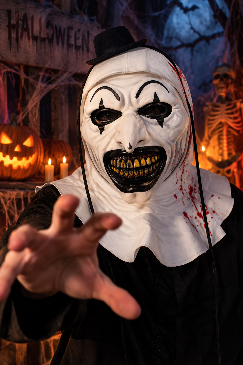 Máscara Art El Payaso Terrifier Realista Halloween