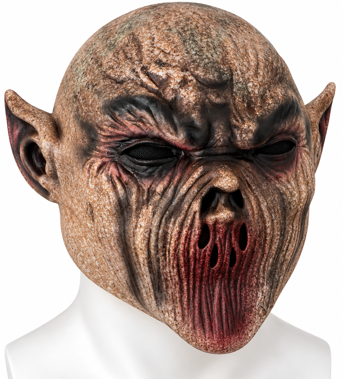 Máscara De Látex Monstruo goblin Halloween Cara Completa