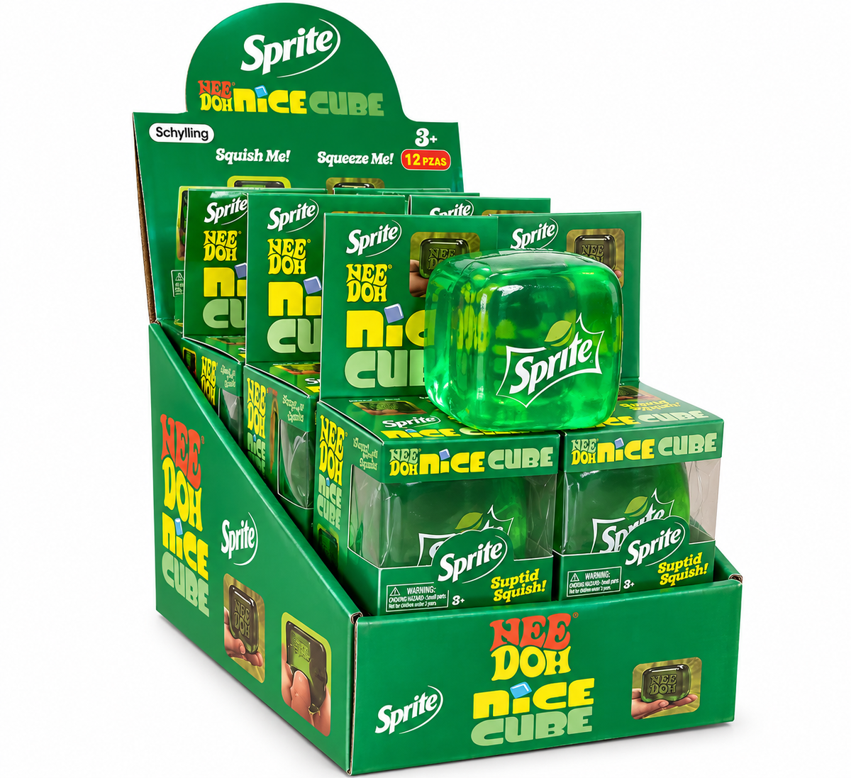 Juguete Antiestrés Cubo De Refrescos Sprite 5cm