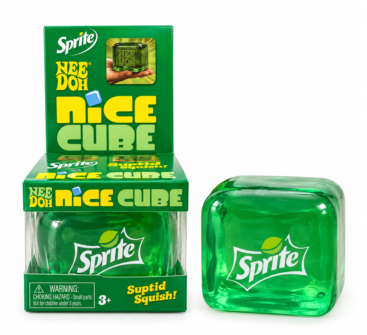 Juguete Antiestrés Cubo De Refrescos Sprite 5cm