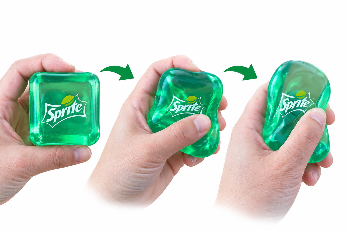 Juguete Antiestrés Cubo De Refrescos Sprite 5cm