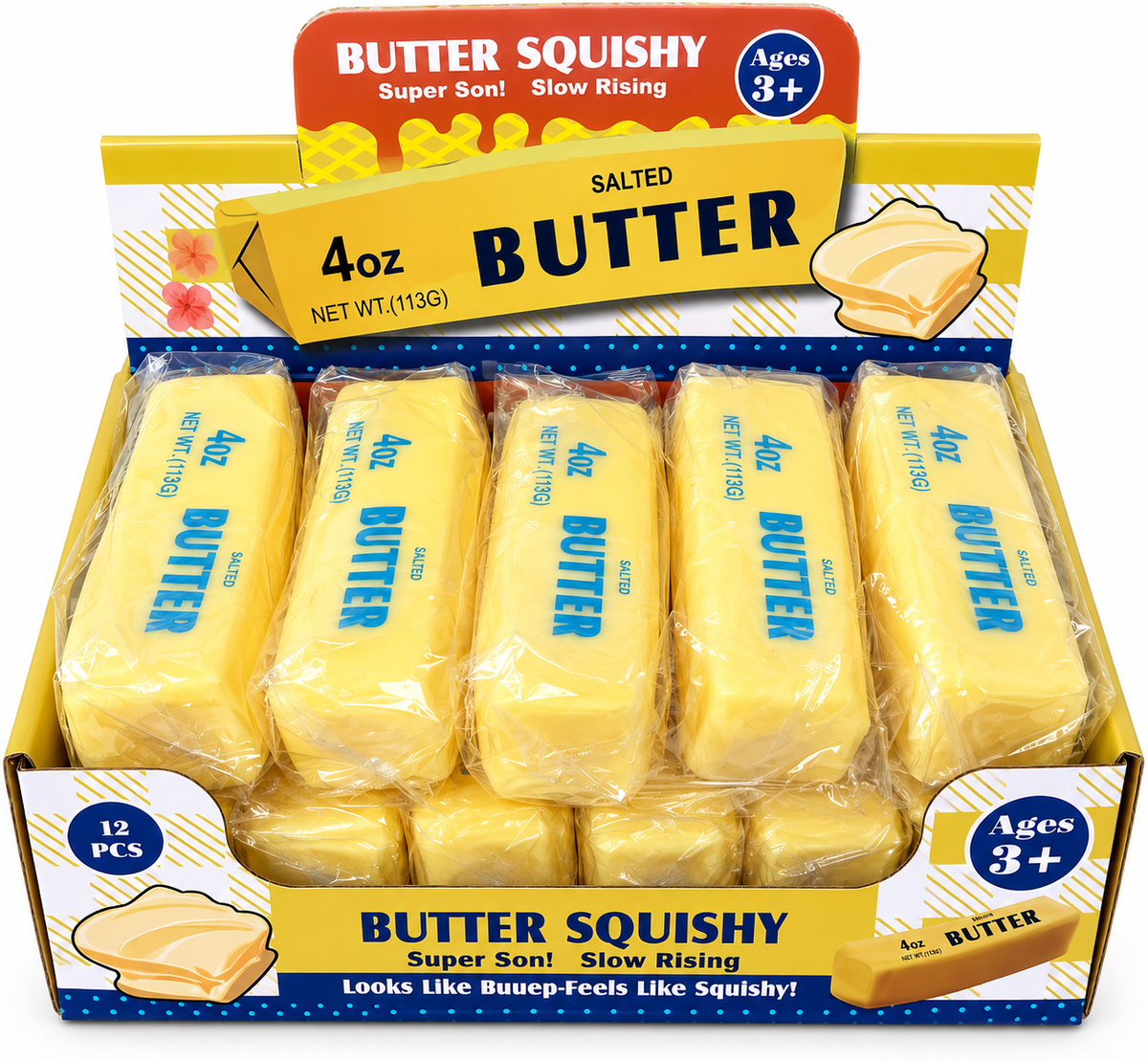Juguete Antiestrés Manteca Butter 13 Cm