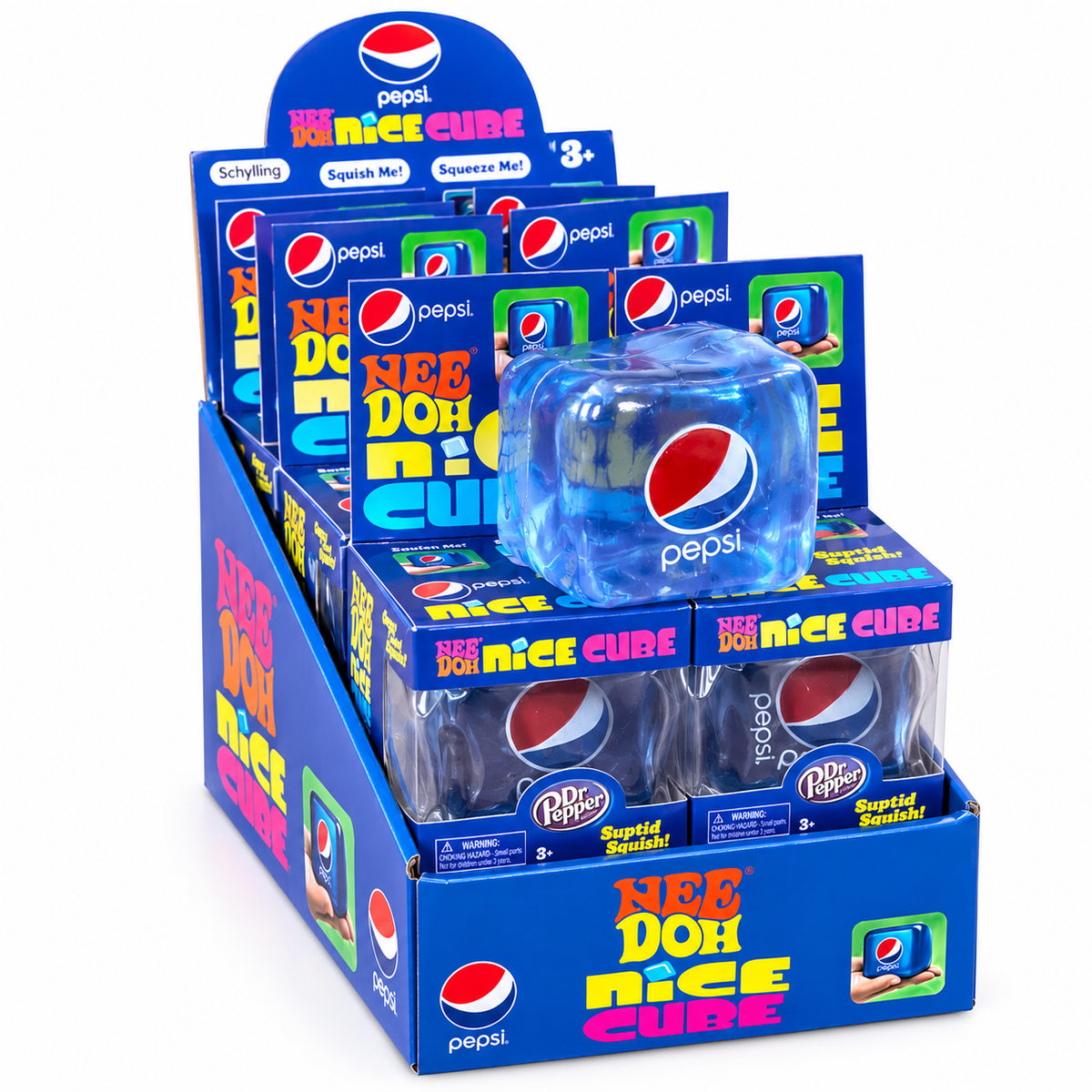 Juguete Antiestrés Cubo De Refrescos Pepsi 5cm