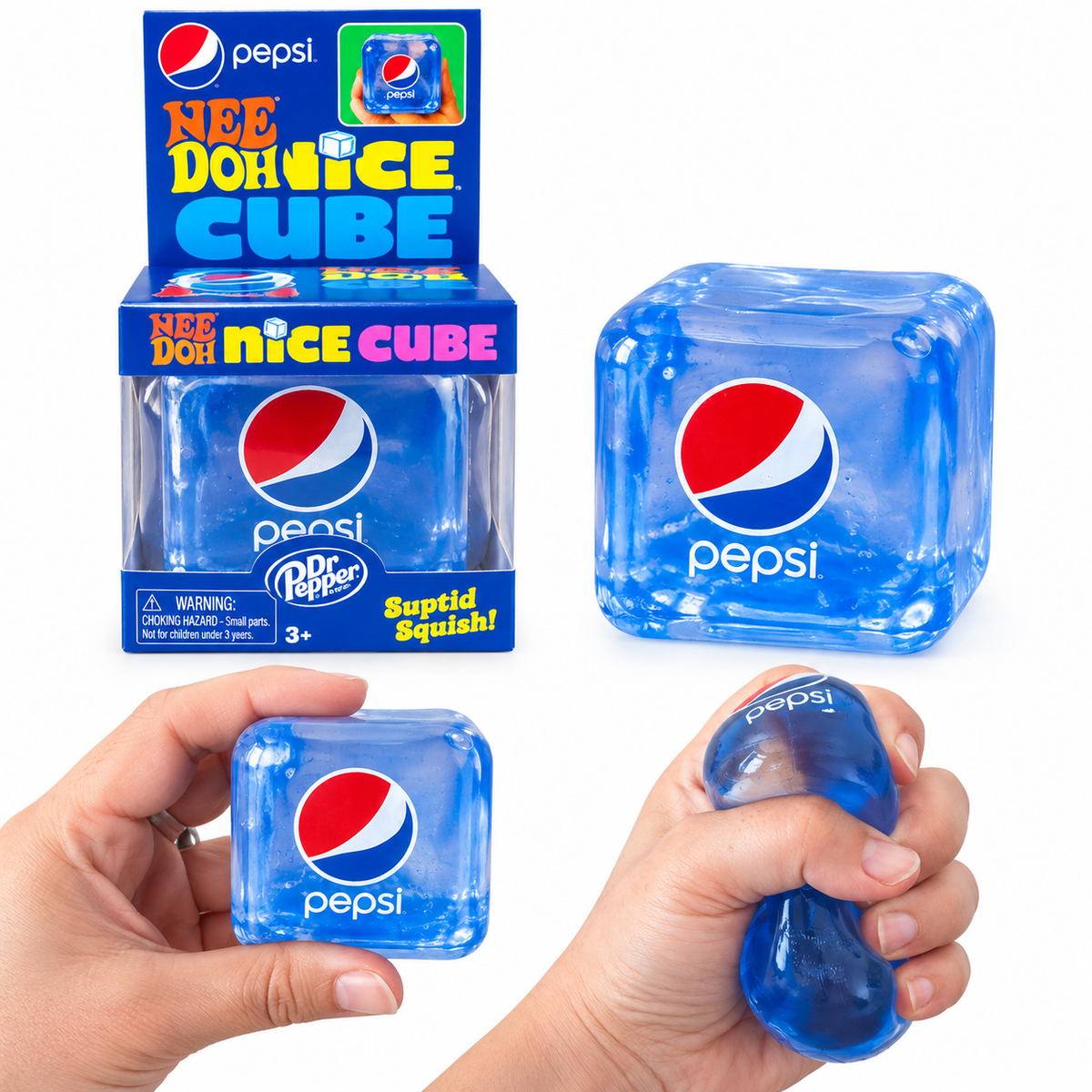 Juguete Antiestrés Cubo De Refrescos Pepsi 5cm