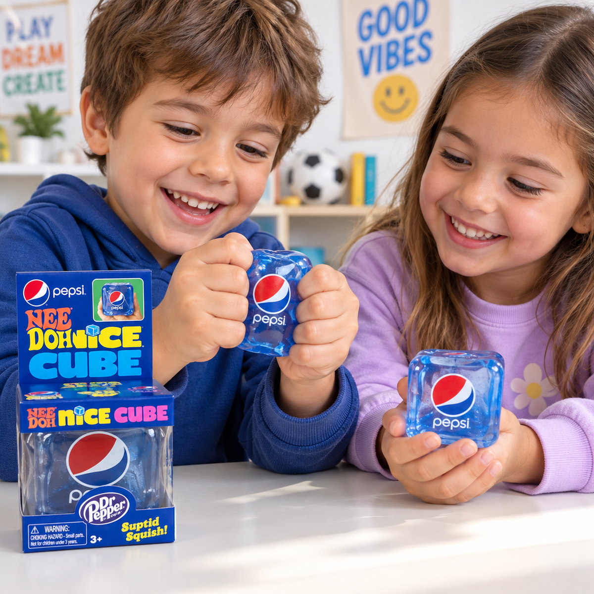 Juguete Antiestrés Cubo De Refrescos Pepsi 5cm