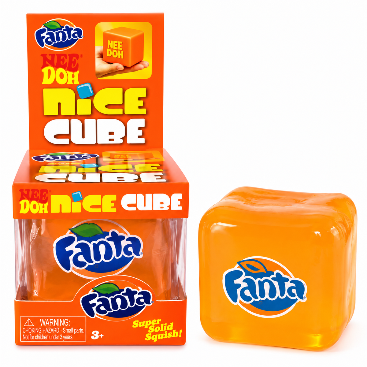 Juguete Antiestrés Cubo De Refrescos Fanta 5cm