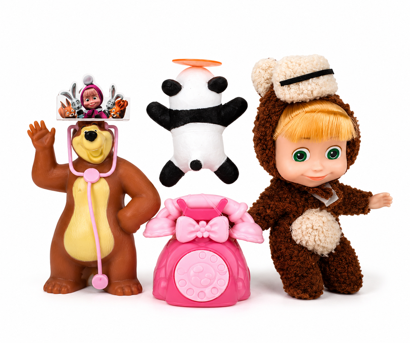 Muñeca Masha Y El Oso + Accesorios