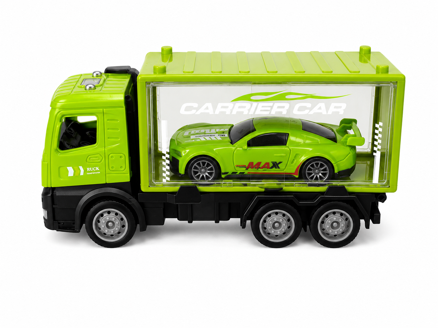 Camion A Friccion Con Auto 18cm