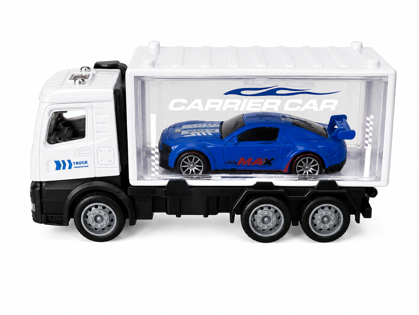 Camion A Friccion Con Auto 18cm