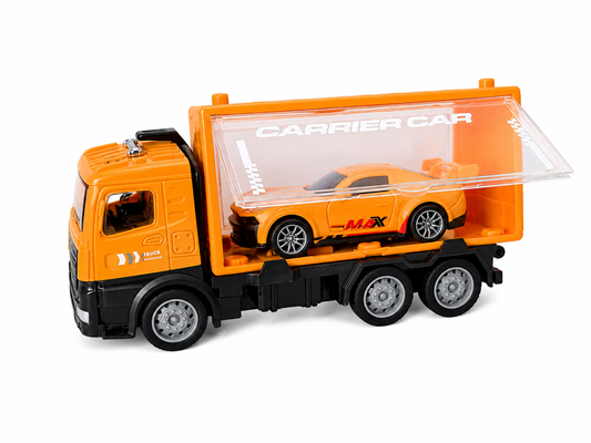 Camion A Friccion Con Auto 18cm
