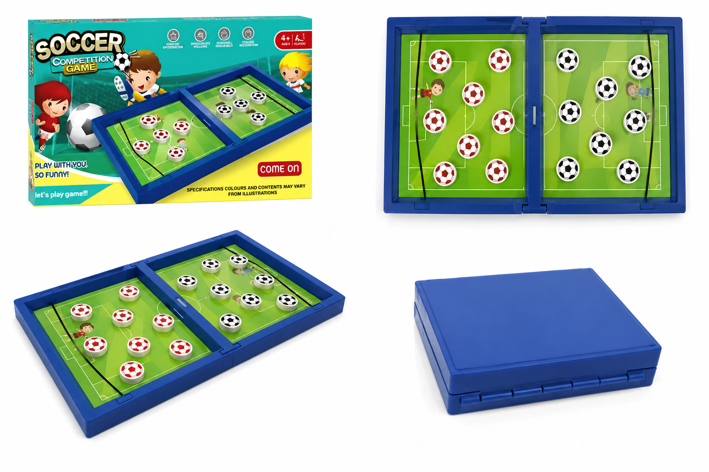 Juego De Mesa Futbol Con Fichas Portatil