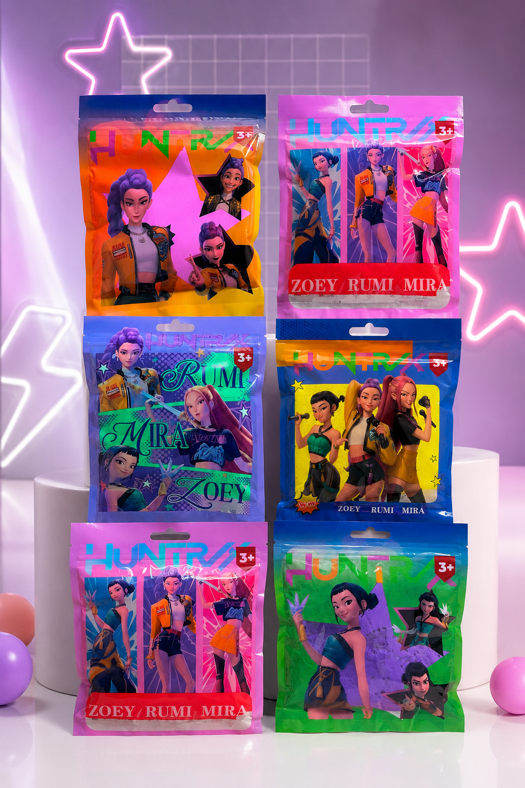 Masa Para Modelar Guerreras Kpop Pack X6 Sorpresitas