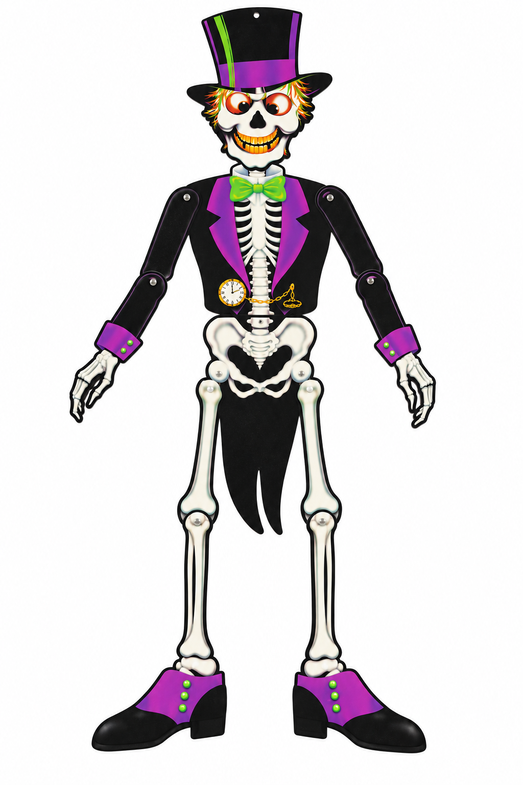 Banner Esqueleto Articulado 150cm Deco Halloween