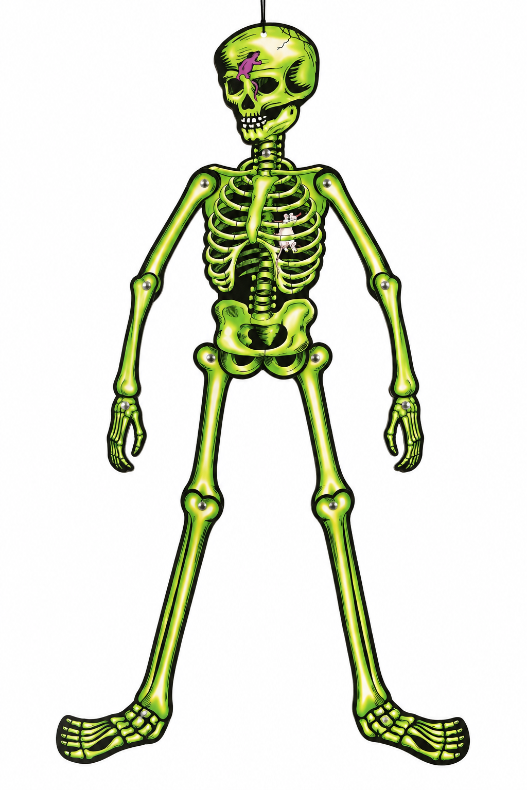 Banner Esqueleto Articulado 150cm Deco Halloween
