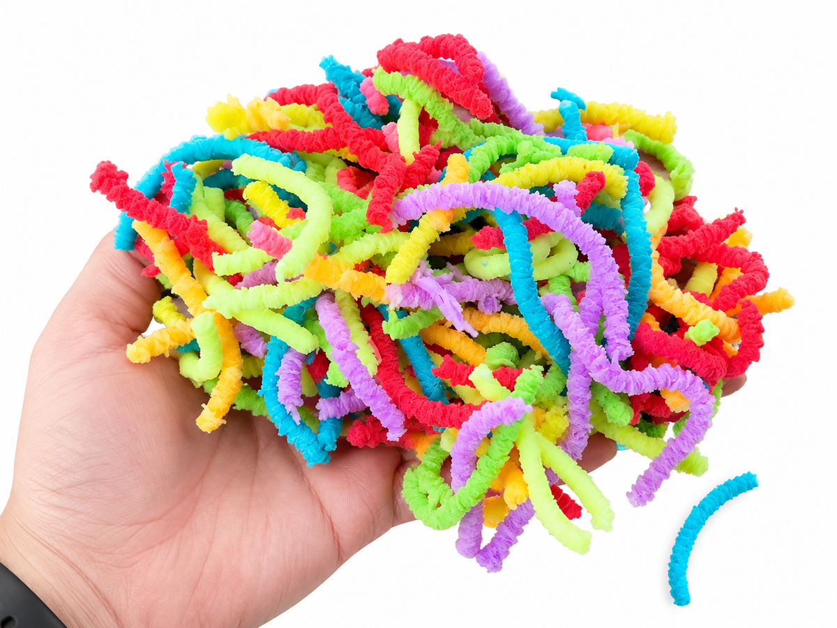 Magic Worm Juguete Antiestres Sensorial Gusanos magicos elasticos