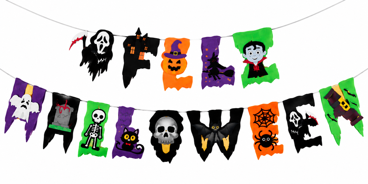 Guirnalda Feliz Halloween Decoración Fiesta