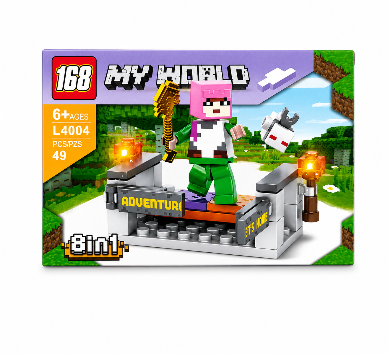 Bloques Para Armar Personajes Minecraft Varios Modelos