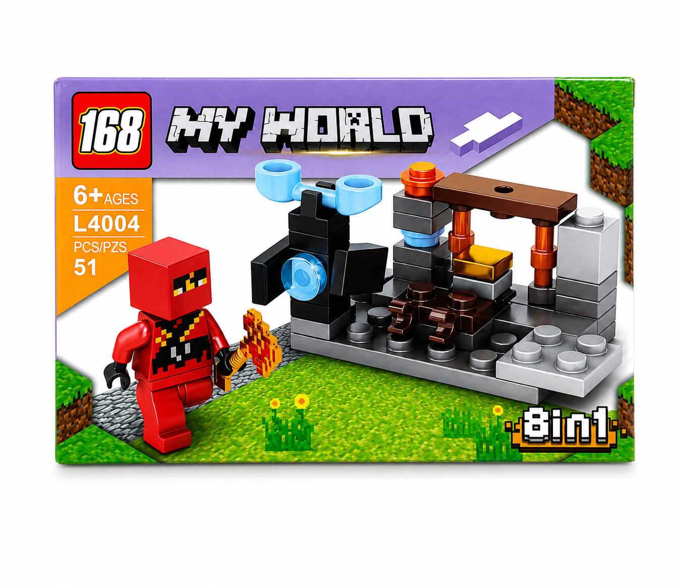 Bloques Para Armar Personajes Minecraft Varios Modelos