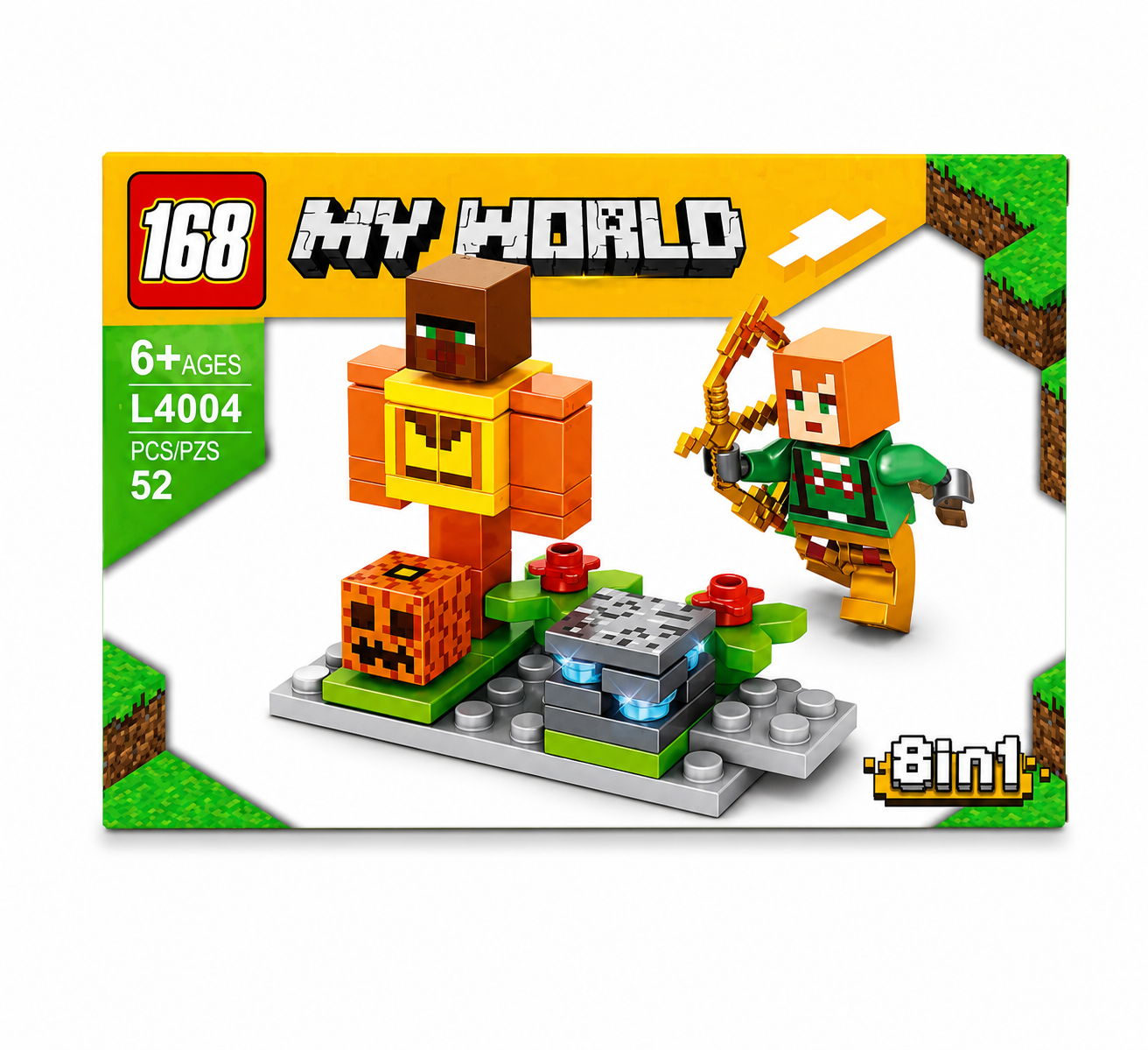 Bloques Para Armar Personajes Minecraft Varios Modelos