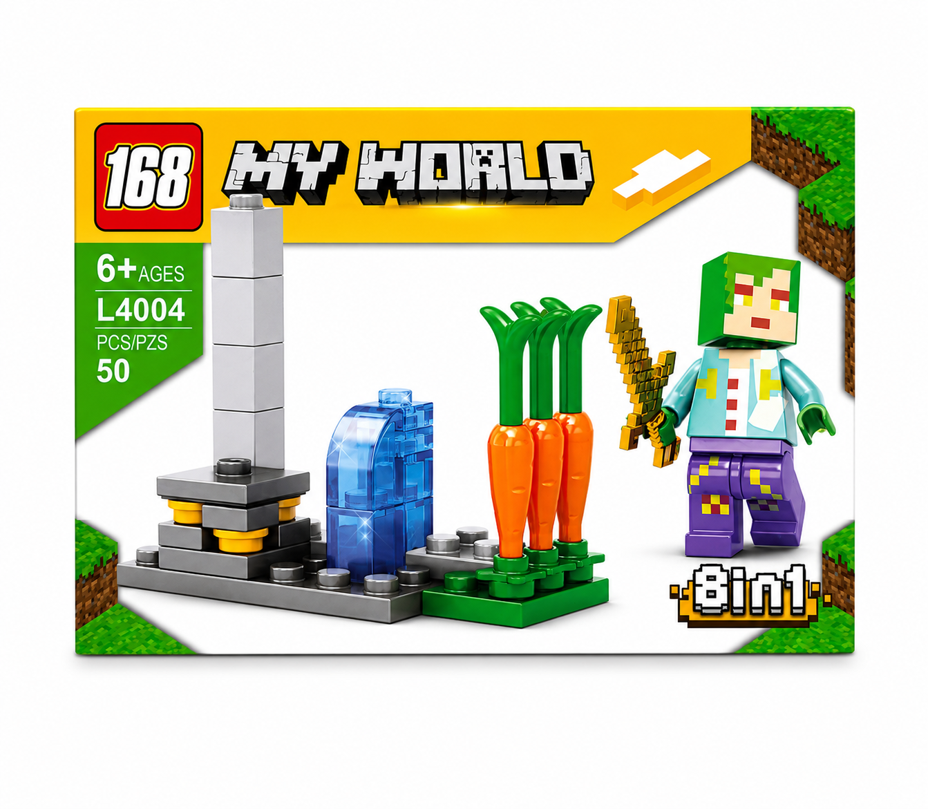 Bloques Para Armar Personajes Minecraft Varios Modelos