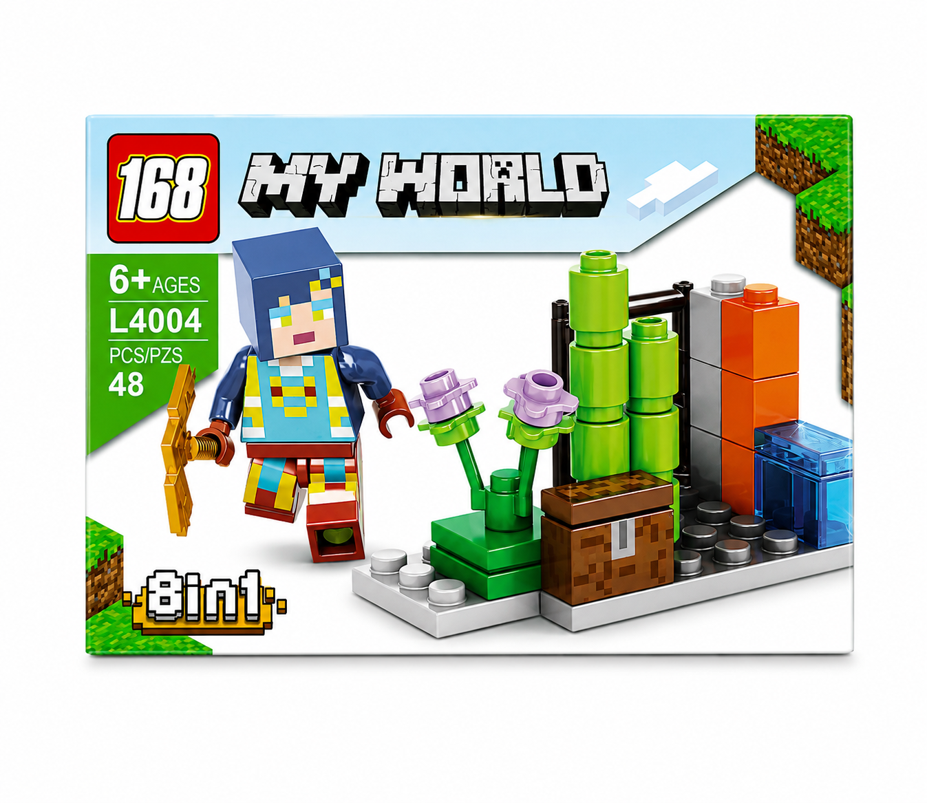 Bloques Para Armar Personajes Minecraft Varios Modelos