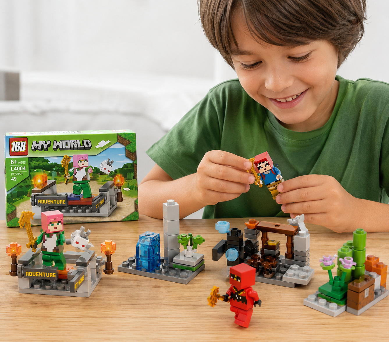 Bloques Para Armar Personajes Minecraft Varios Modelos
