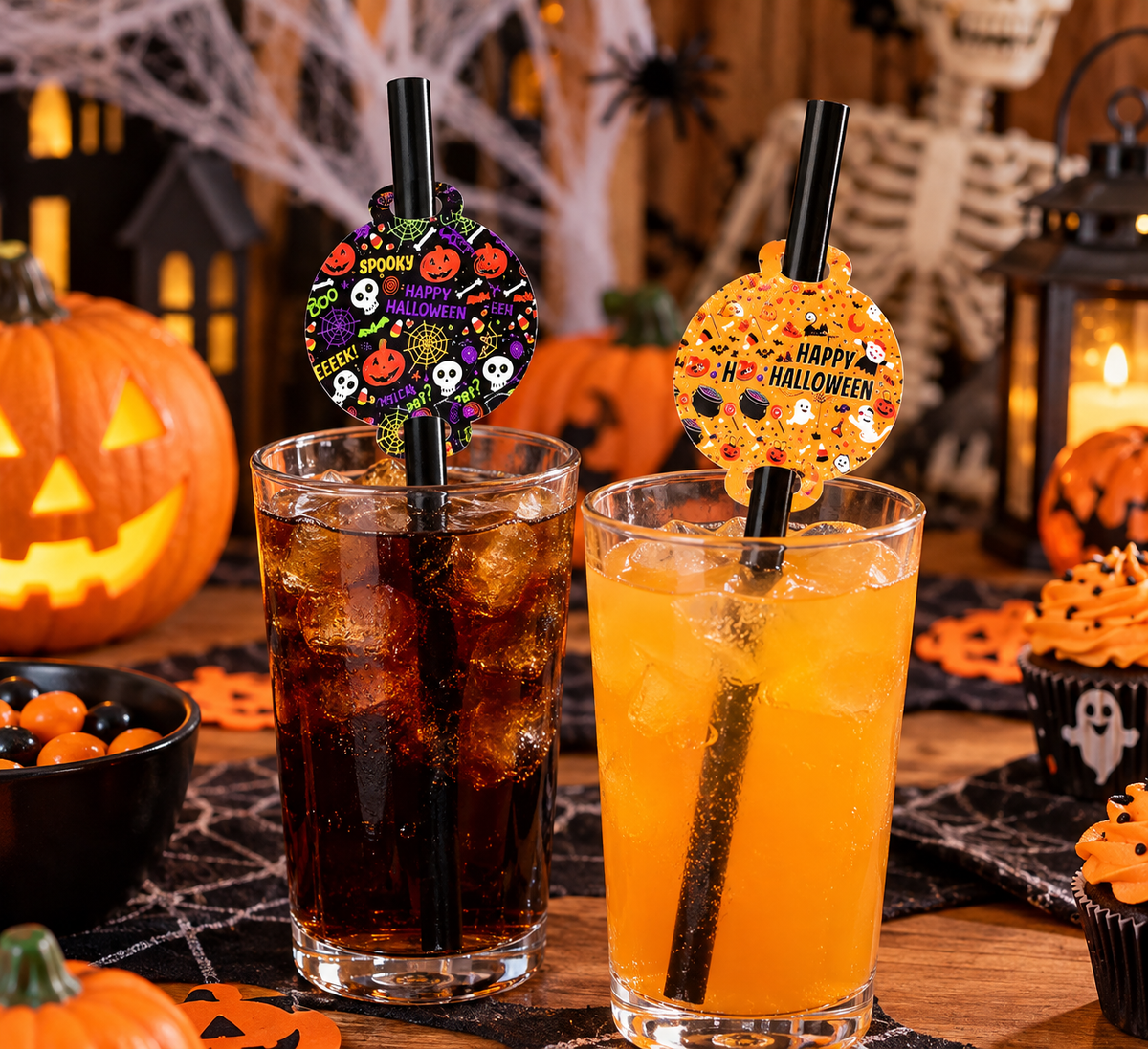 Sorbito Pajita X10 Halloween