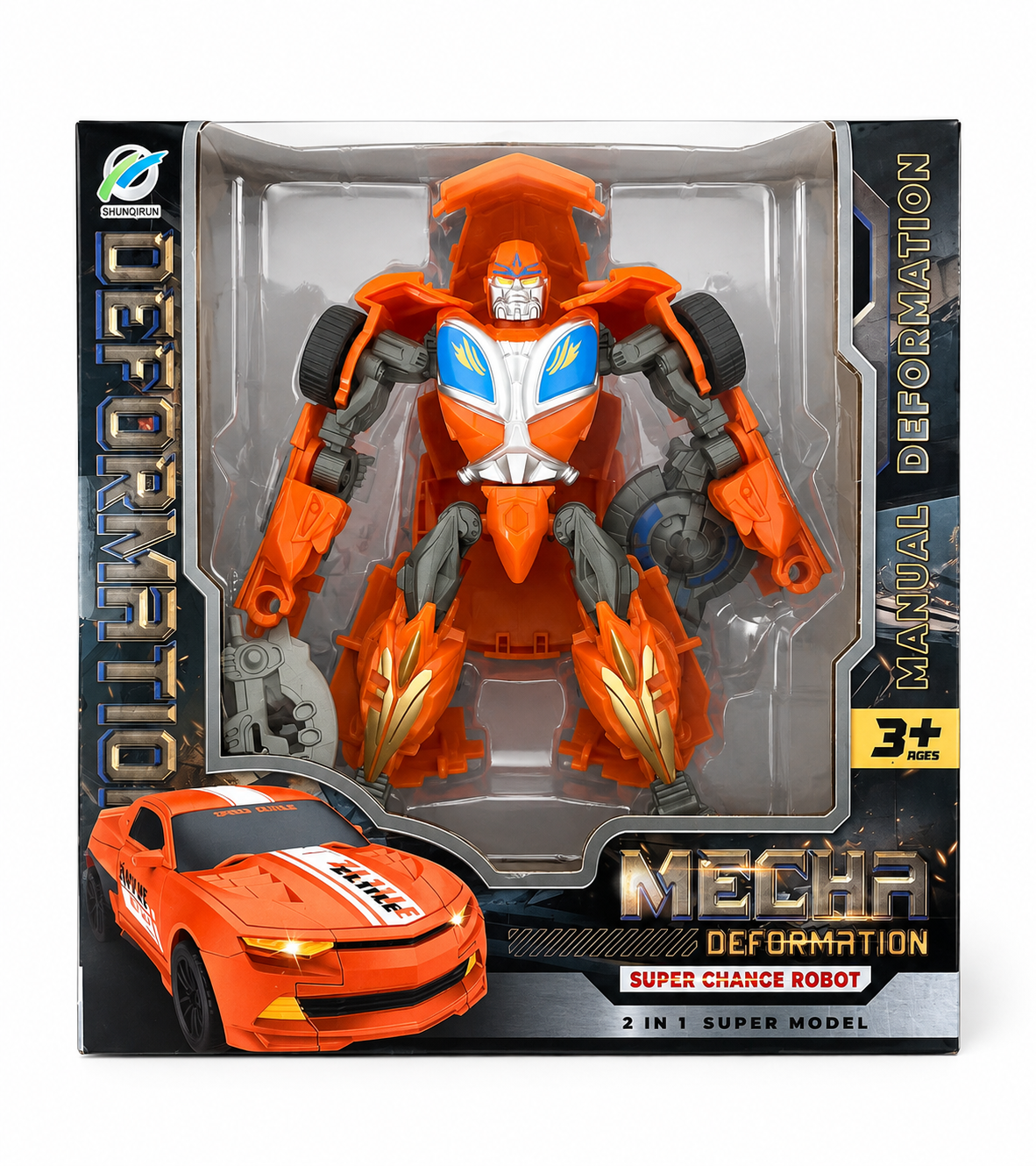 Transformer Auto/camión 2 En 1 Con Accesorios