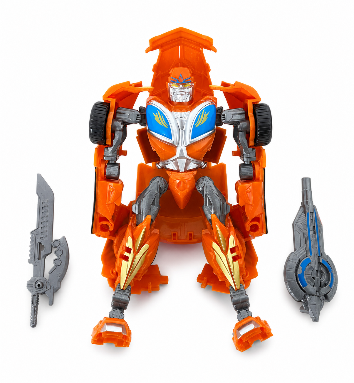 Transformer Auto/camión 2 En 1 Con Accesorios