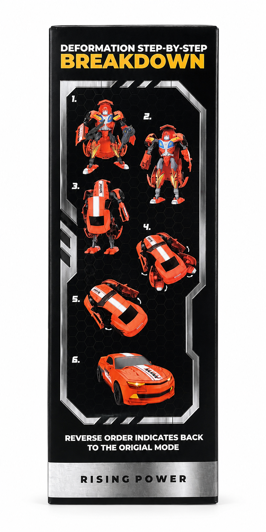 Transformer Auto/camión 2 En 1 Con Accesorios