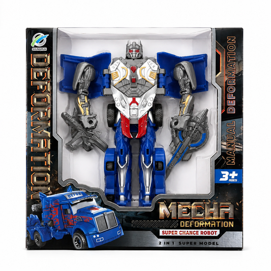 Transformer Auto/camión 2 En 1 Con Accesorios