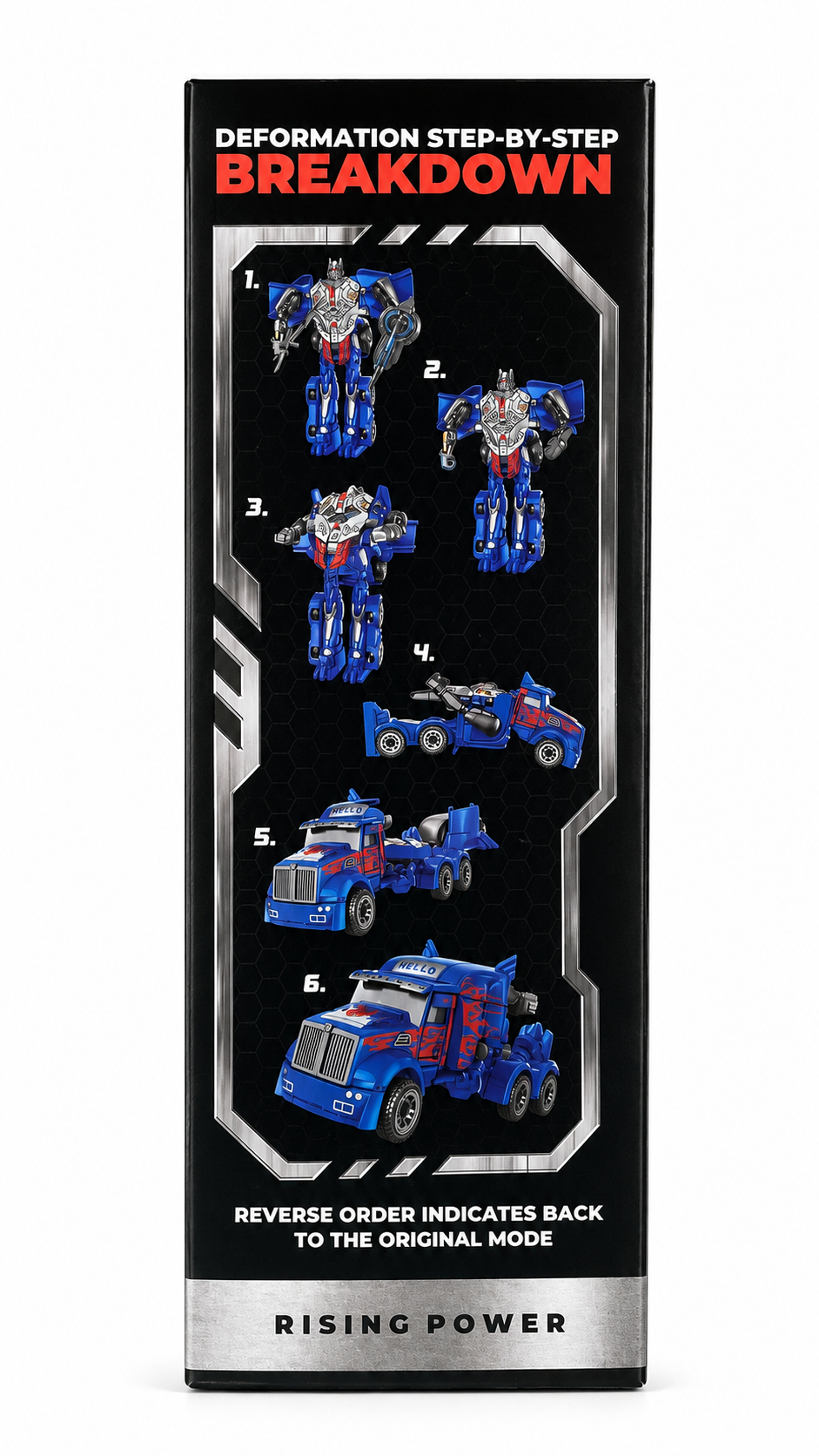 Transformer Auto/camión 2 En 1 Con Accesorios