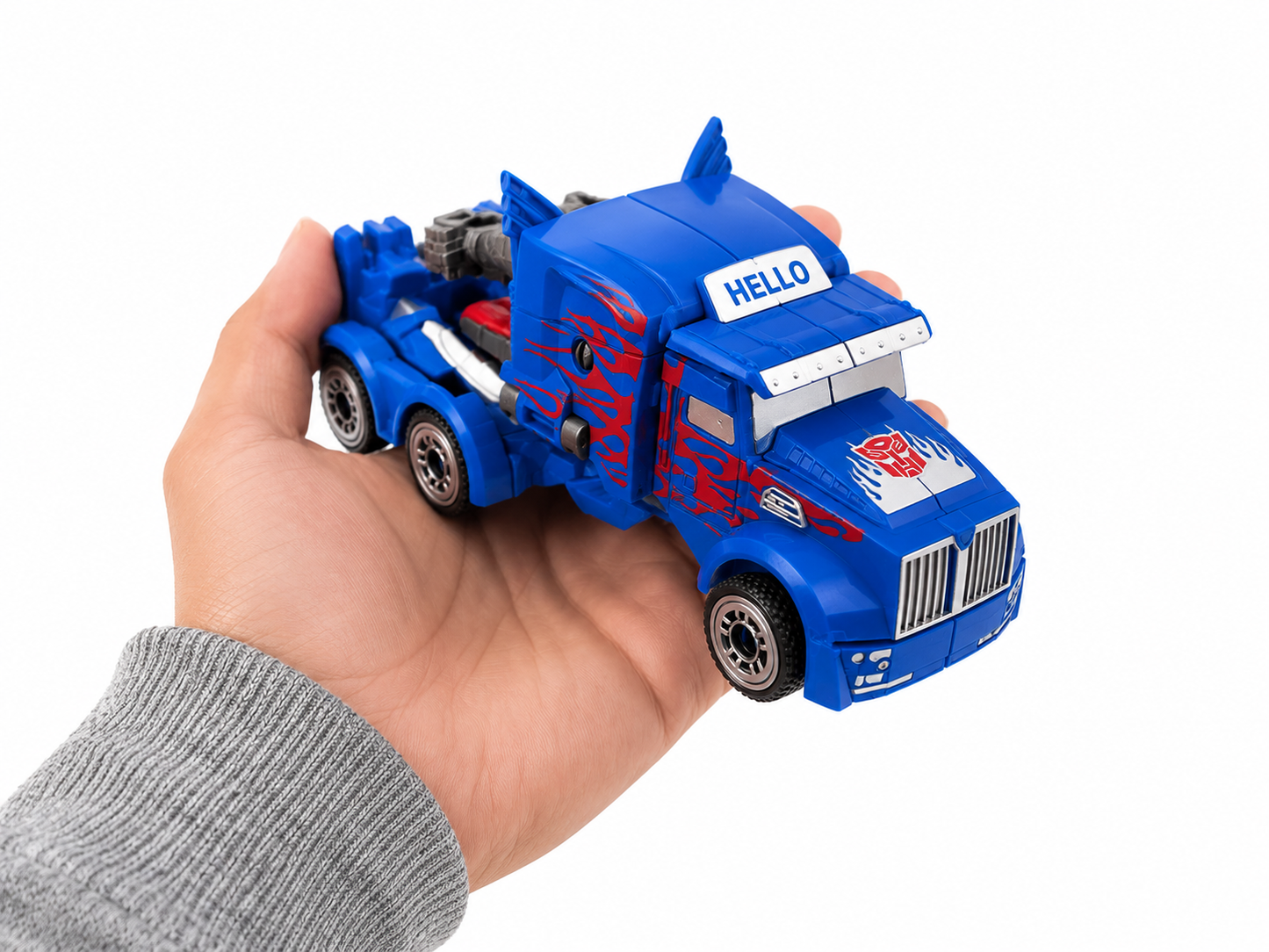 Transformer Auto/camión 2 En 1 Con Accesorios