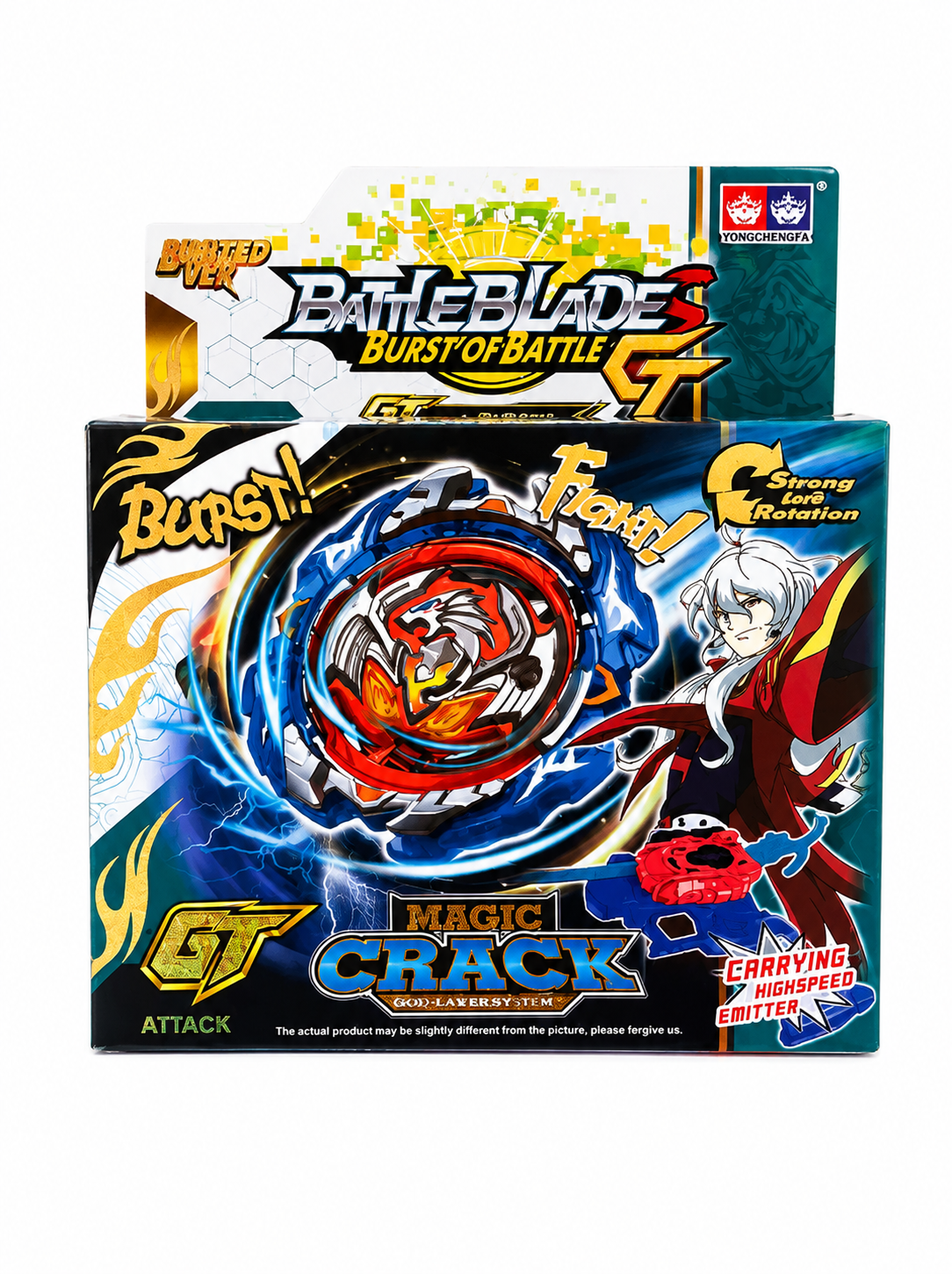 Beyblade Burst Gt Magic Crack Trompo Con Lanzador