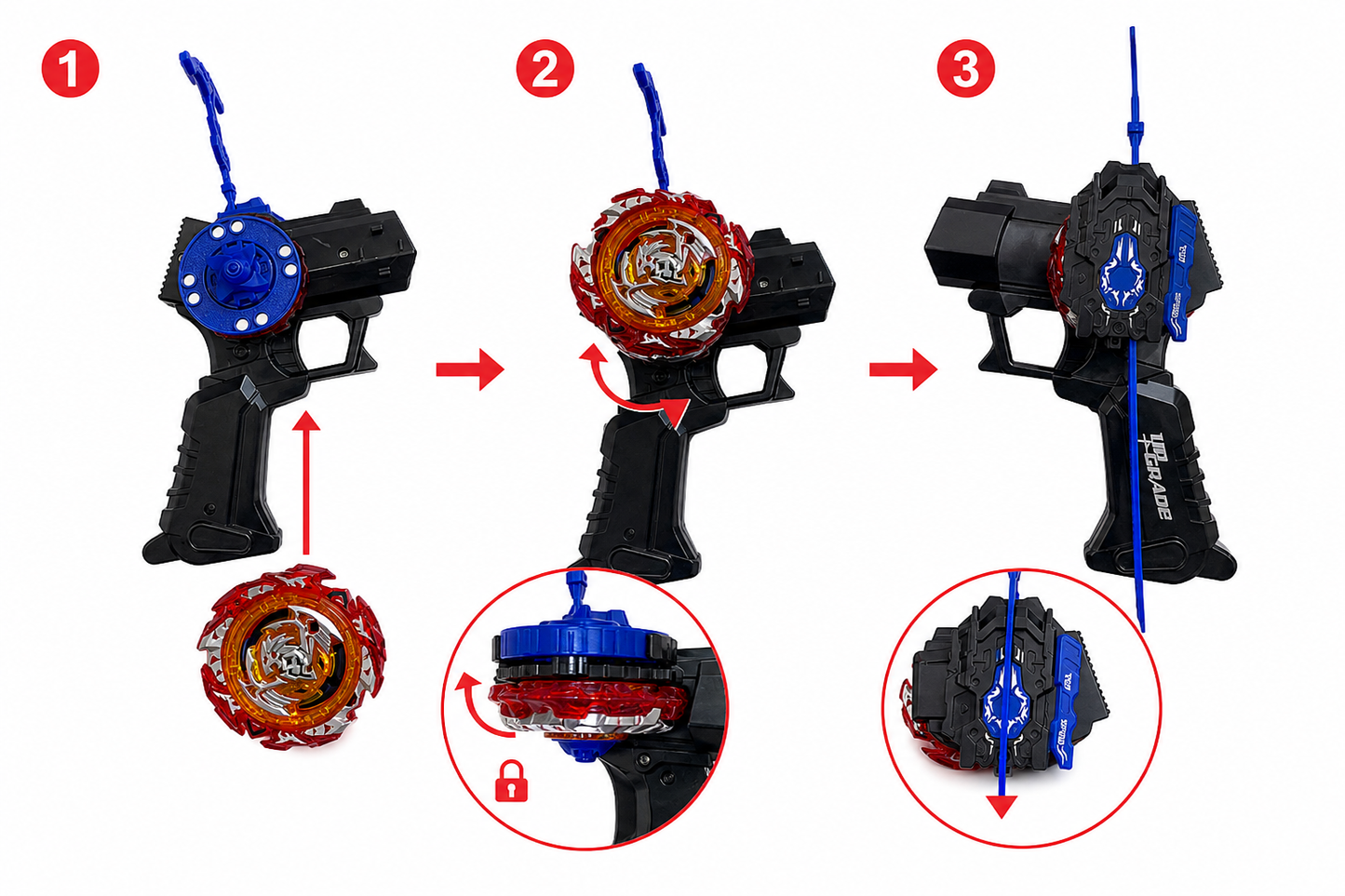 Beyblade Burst Gt Magic Crack Trompo Con Lanzador