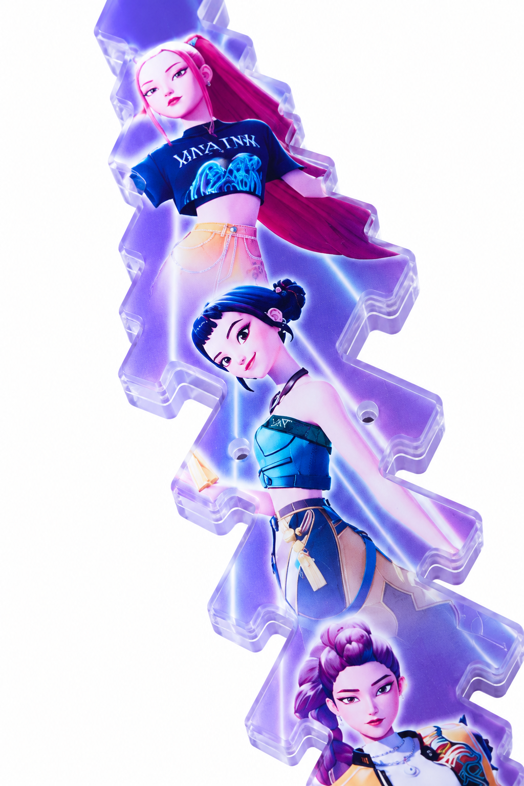 Espada Luminosa 50cm Guerreras Kpop Con Sonido
