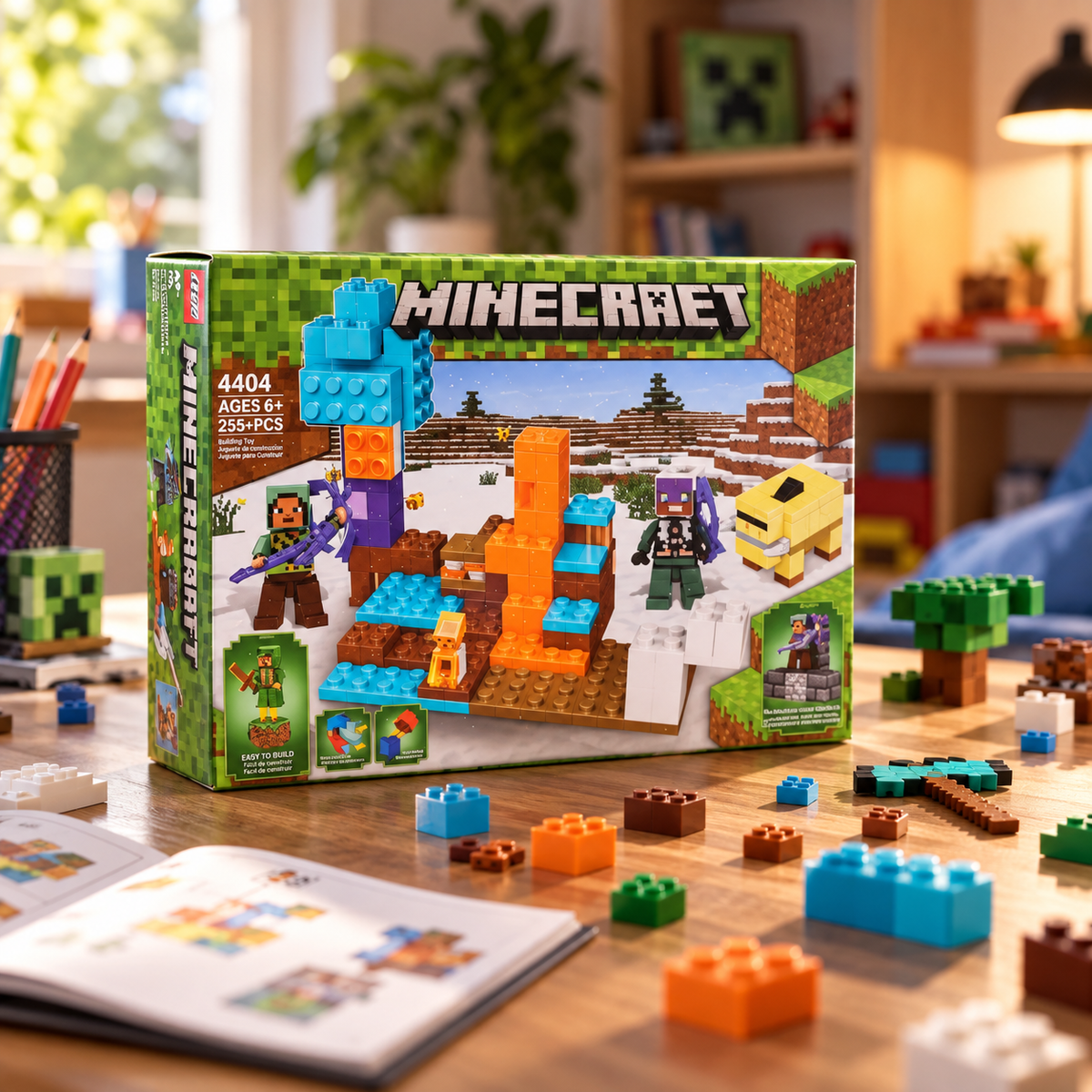 Juego Bloques De Construcción Minecraft 255 Pcs