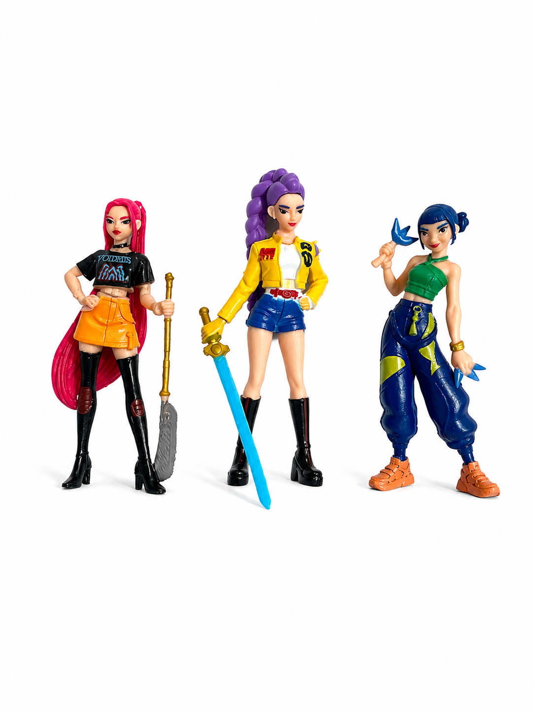 Muñecas Figura De Acción Guerreras Kpop Pack X7