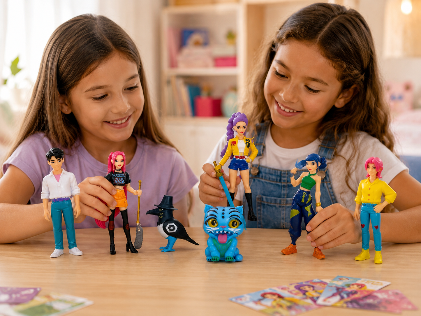 Muñecas Figura De Acción Guerreras Kpop Pack X7