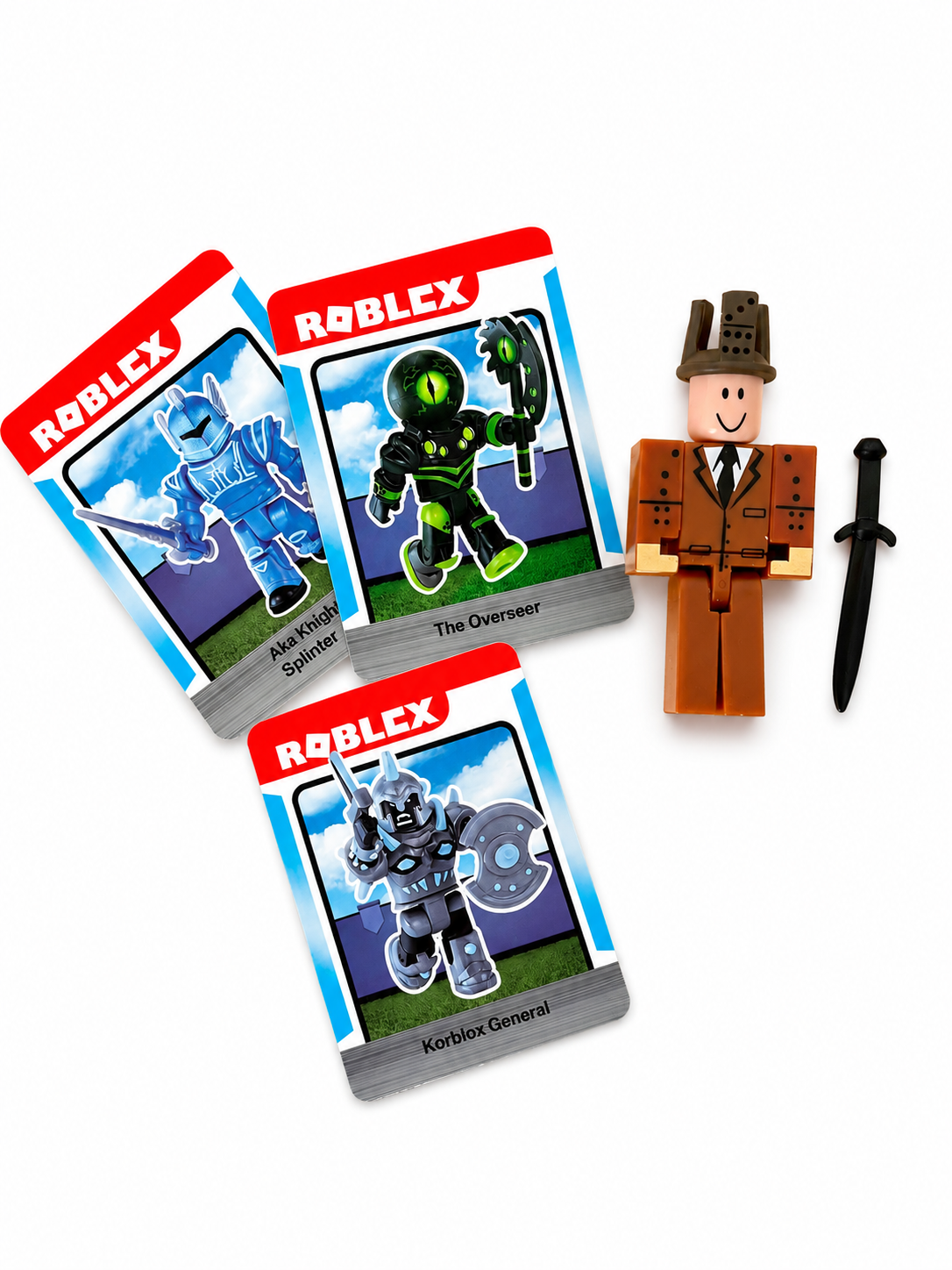 Figura Roblox Coleccionable Con Accesorio +3 Cartas