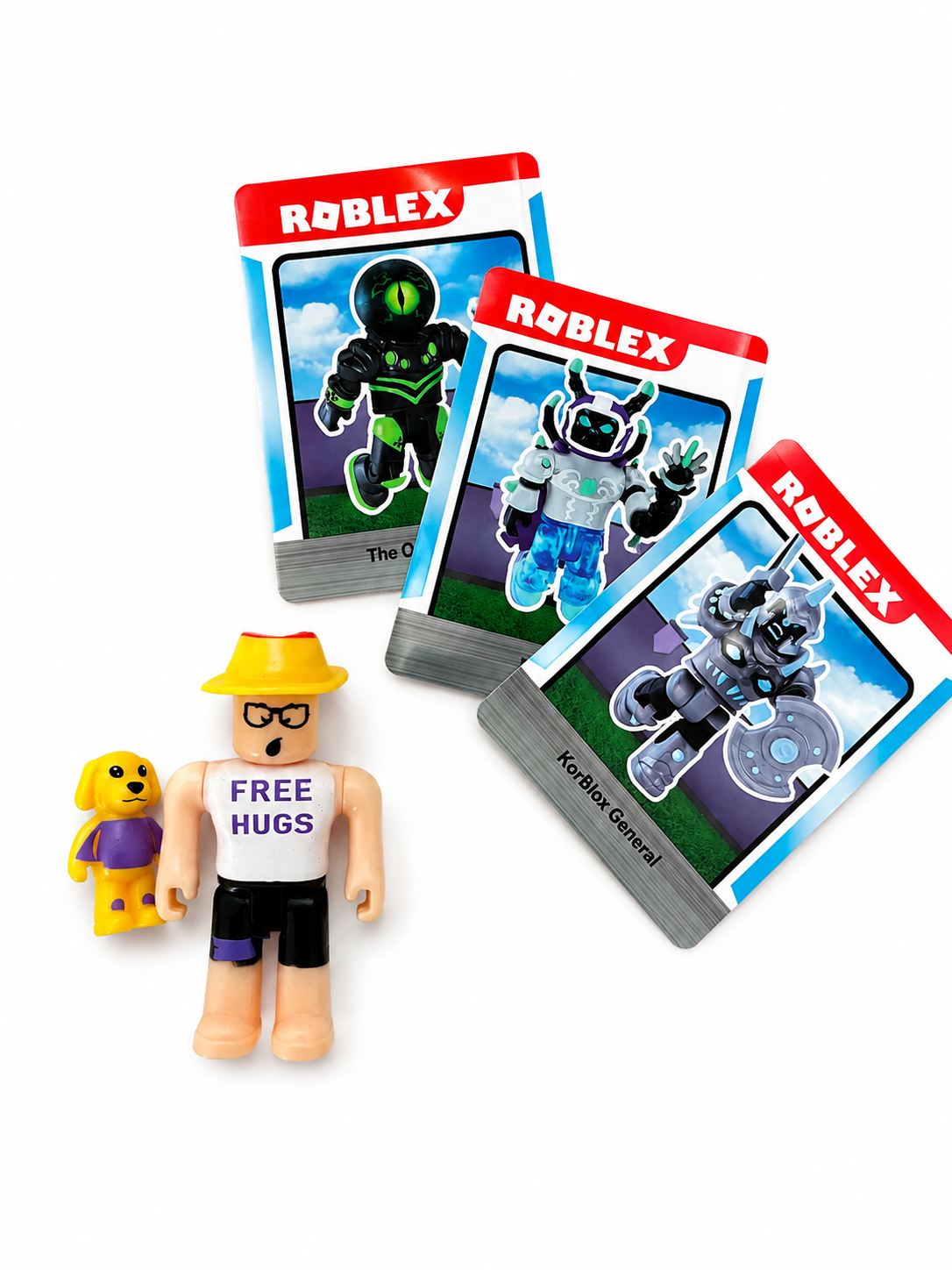Figura Roblox Coleccionable Con Accesorio +3 Cartas