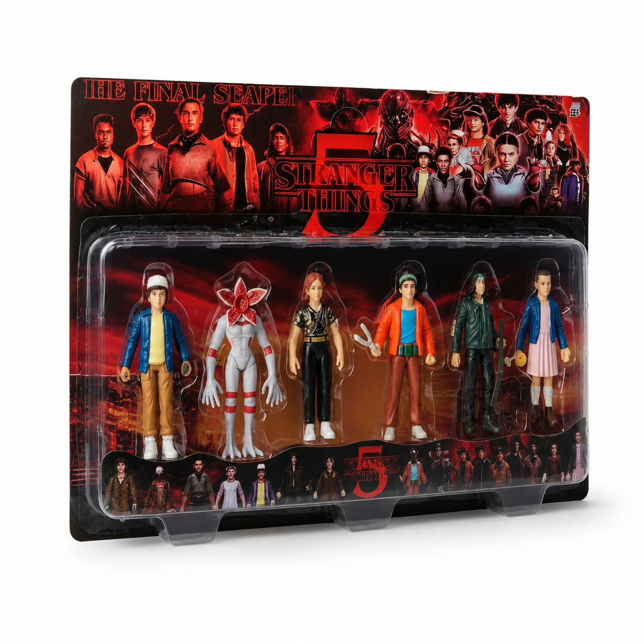 Set 6 Figuras Stranger Things 5 Colección
